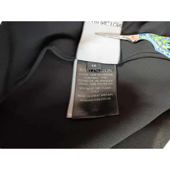 NEW 16ARLINGTON Maxi Dress US 6/UK 10 Blaise Strapless Satin Panel Crepe Pockets - Picture 4 of 13